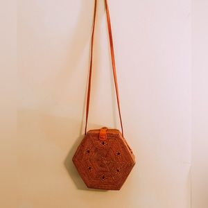 Komodo Hexagon Rattan Bag